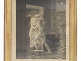 une vieille photo d'une femme tenant un enfant dans ses bras