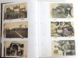 an open book with pictures of people and vehicles in it