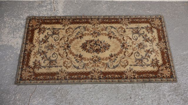 Petit tapis dans le goût Sallandrouze en laine, 130 x 65