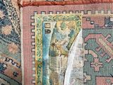 a picture of a piece of fabric on a rug