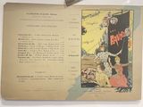 un vieux livre sur lequel figure une image représentant des personnes