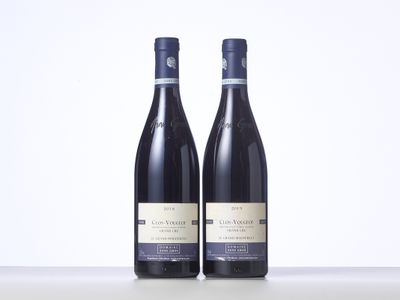 deux bouteilles de vin posées sur une table