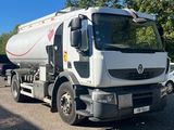 a truck that is parked on the side of the road