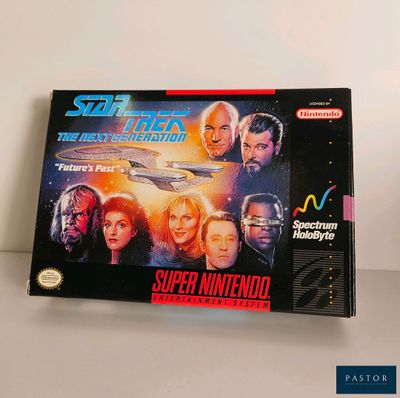 Boîte du jeu « Star Trek : La Nouvelle Génération » pour Super Nintendo