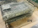 many cages that are stacked on top of each other