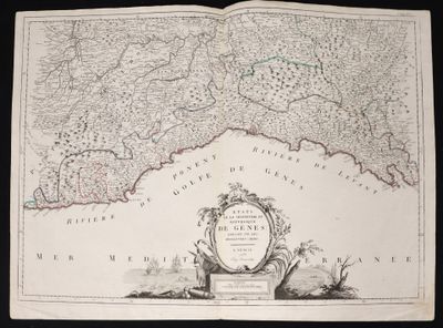 an old map of the country of france with a plaque on it