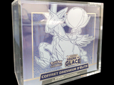 une boîte transparente sur laquelle figure l'image d'un personnage de dessin animé