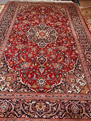 Tapis Iran keshan fond rouge 200 X130