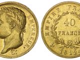 l'image d'une pièce d'or sur laquelle figure une tête de femme