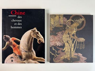 *[ASIE] Ensemble comprenant : - Chine, des chevaux et des ho…