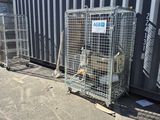 two cages that are next to each other on the street