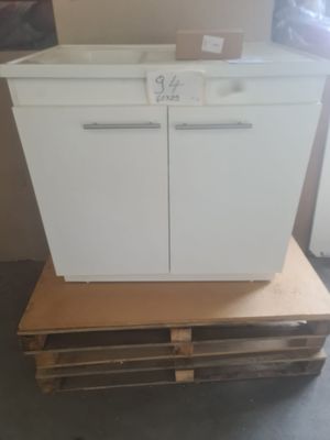 Meubles sous évier SIBO, largeur 90 cm avec évier intégré et…