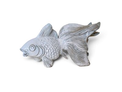 an image of a fish figurine on a white background