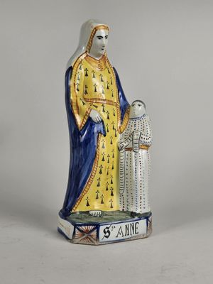 HENRIOT à Quimper. "Sainte Anne".