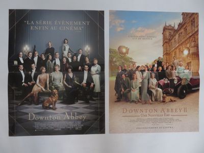 deux affiches de cinéma de « Downton Abbey » et « Downton Abbey »