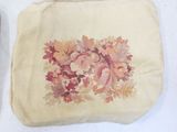 a bag with a picture of a bunch of flowers on it