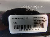a close up of a label on the back of a car