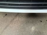 a close up of the front bumper of a car