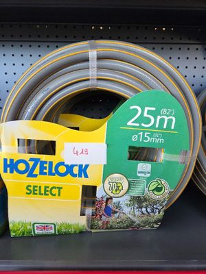 many hoses on the shelf in the store