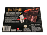 a box of final fantasy iii for the nintendo game