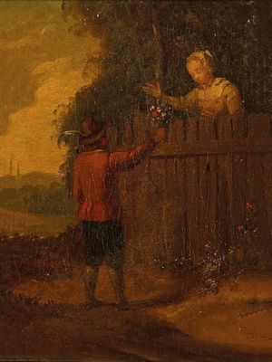 361 Ecole flamande du XIXème dans le goût du XVIIème siècle