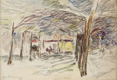 GUILLAUMIN Armand, 1841-1927 Place aux arbres, 1878