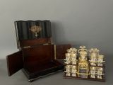 a small box with a bunch of glasses in it