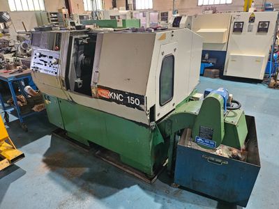 a machine that is sitting inside of a building