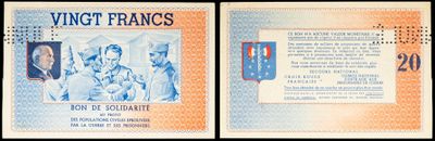 the front and back of a banknote with a picture of a man and a woman on it