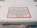 a box of toilet paper with a label on it
