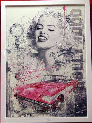 Sylvain BINET MARYLIN Le tableau Marylin Cadillac est une re…