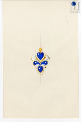 Jean CLOSSET Ensemble de 20 dessins figurant des études de b…