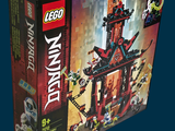 a box that has a lego ninja set in it
