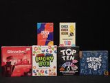a lot of different types of games on the table