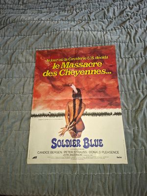 le massacre des Cheyennes. Affiche 60 x 80 cm