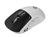 Souris de jeu sans fil Logitech GXT2 - blanche / noire