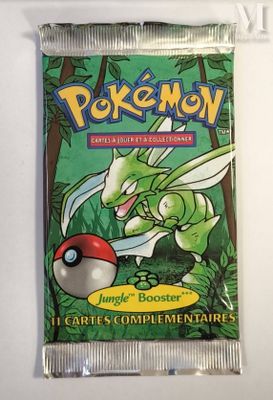 a close up of a bag of pokemon cards on a table