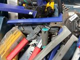 many tools that are in a blue tool box