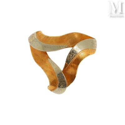 an image of a close up of a gold ring on a white background