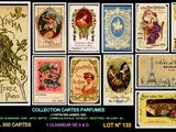 many different types of cards on display in this picture