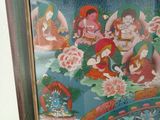 a picture of a painting on the wall of a room