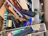 a box full of assorted items that are in it