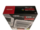 a new nintendo 3ds super mario game console in the box