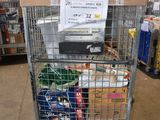 a shopping cart that has a lot of items in it