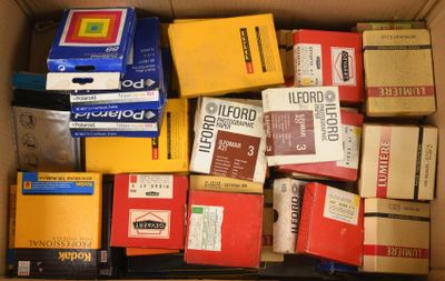 a box full of different types of electronic equipment