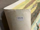 a picture of a paper cone with a sticker on it