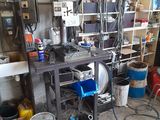 a picture of a work area with a lot of tools
