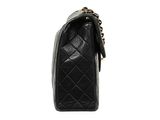 chanel black quilted lambskin cross body bag