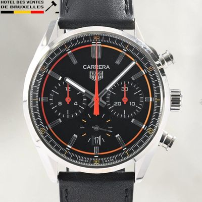 an image of a close up of a watch on a white surface