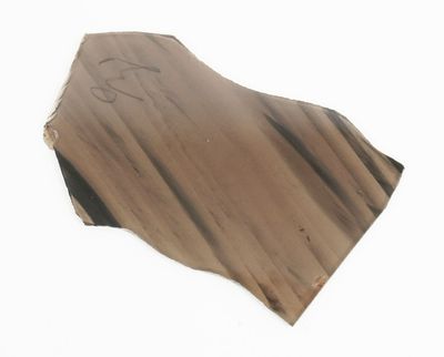 a piece of wood that has been cut into pieces